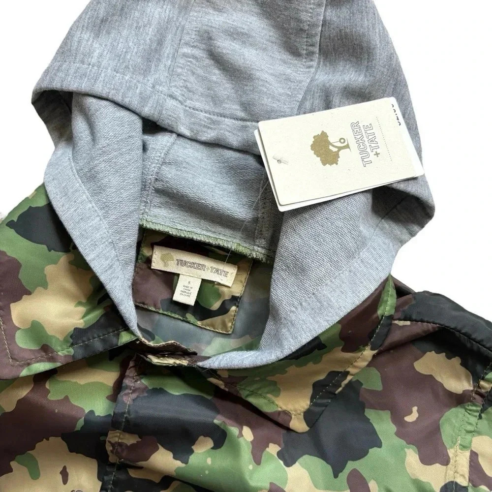 NWT Tucker + Tate Boys Hooded Camo Jacket (size 5)
